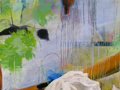 abstract painting art piece